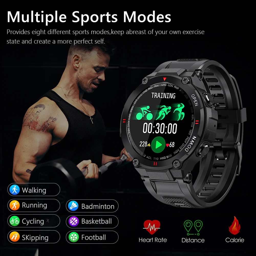 Orunjo K22 Ʈ ġ  Ǯ ġ Smartwatch   ƮϽ ƮĿ  ǰ 