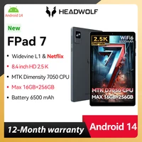 Headwolf FPad7 8 inch Tablet MTK Dimensity 7050 CPU 2560x1600 IPS Android 14 Tablet/16GBRAM 256GB ROM/6500mAh/ 4G LTE Tablets 1