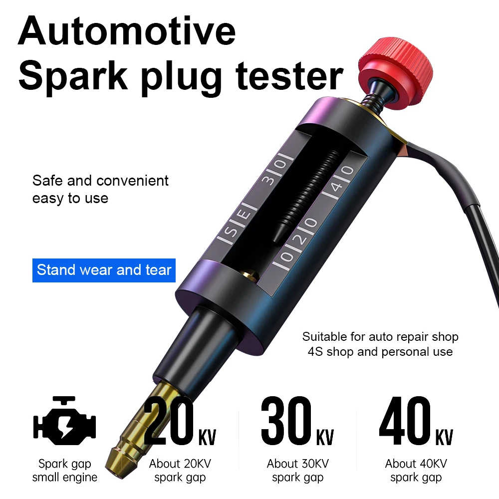 Spark Plug Tester Adjustable Ignition System Coil Tester Coil on Plug
