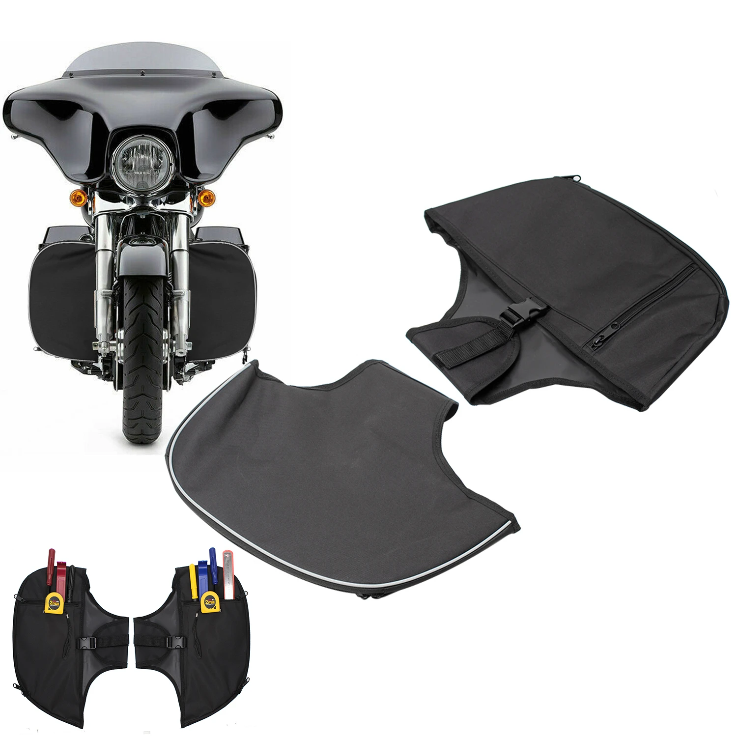 Motorcycle Soft Lowers Leg Elephant Ears Warmer Chaps For Harley