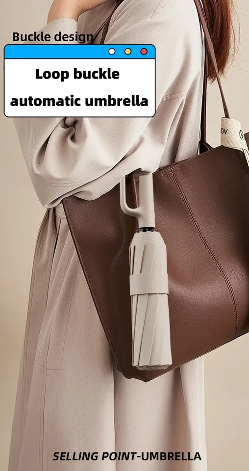 Fully Automatic Umbrella Extra Large Reinforced - Windproof Rainproof UV Protection Auto Button Closure Folding for Business