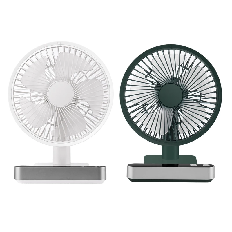 

4 Speeds Shaking for Head Portable Mini Desktop Table Fan Oscillating