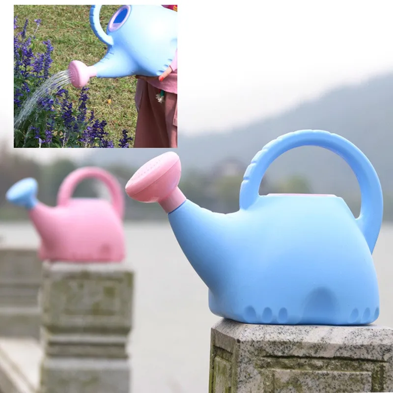 

Cartoon Child Watering Pot Garden Water Cans Elephant Shaped Waters Can Cultivation Irrigation Sprinkler Plant Potted Tool