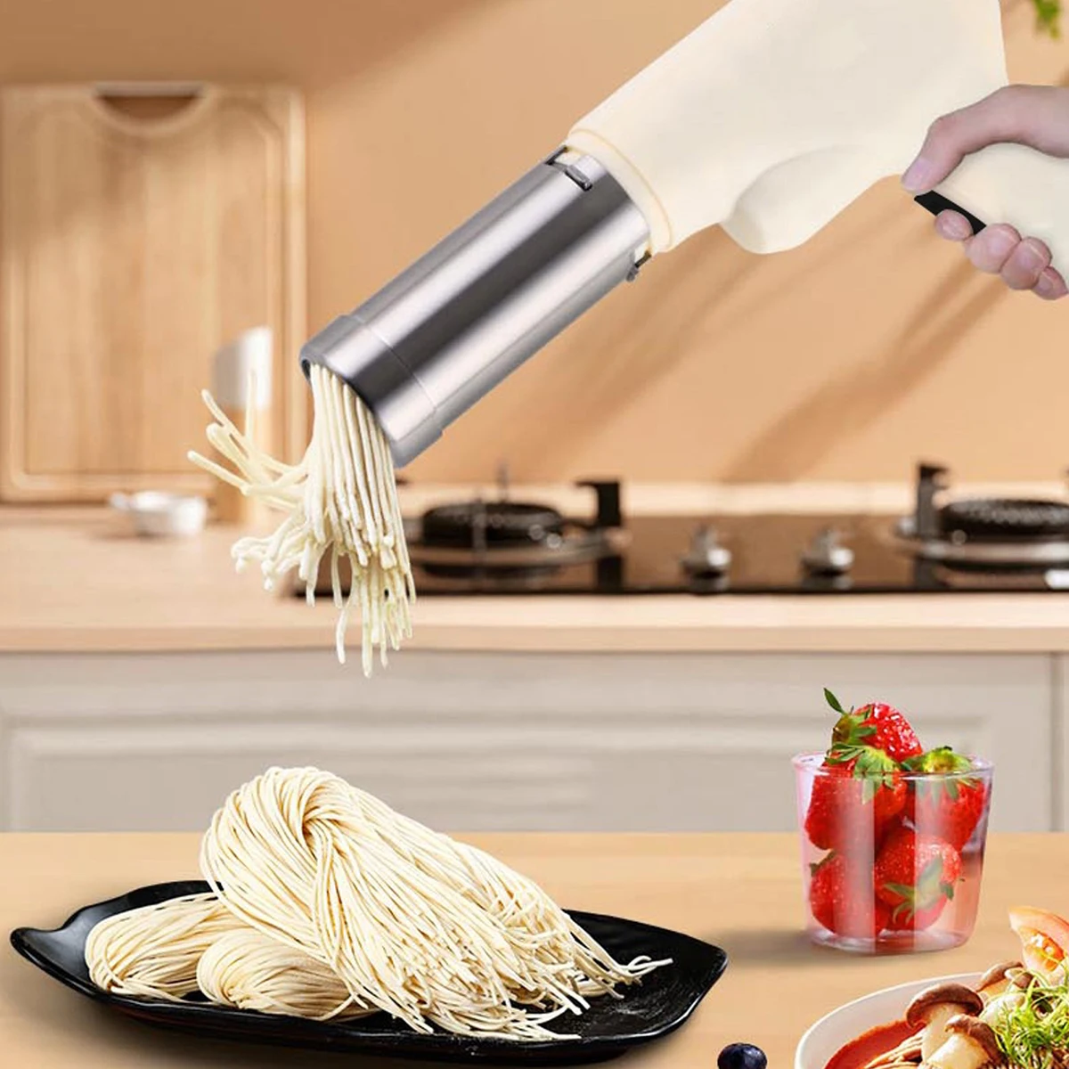 USB Rechargeable Noodle Maker Enema Function Many Styles Of Noodle Shapes To Choose From