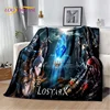 Lost Ark Game Gamer Cartoon Soft Plush Blanket,Flannel Blanket Throw Blanket for Living Room Bedroom Bed Sofa Picnic Cover Kids 3