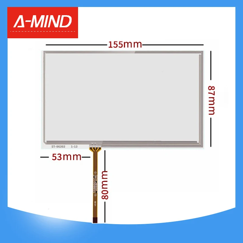 

6.2"Inch Touchscreen For HSD062IDW1 TM062RDH01 GPS Resistance Handwritten Touch Panel Screen Glass Digitizer Repair 155mm*87mm
