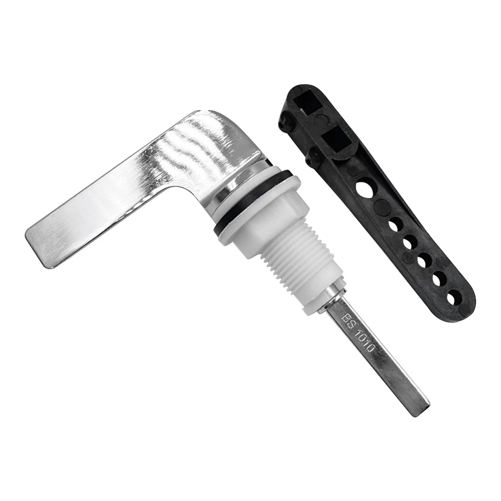 Toilet Flush Handle Lever Cistern Zinc Alloy Fitting For Tank Replacement Parts Bathroom