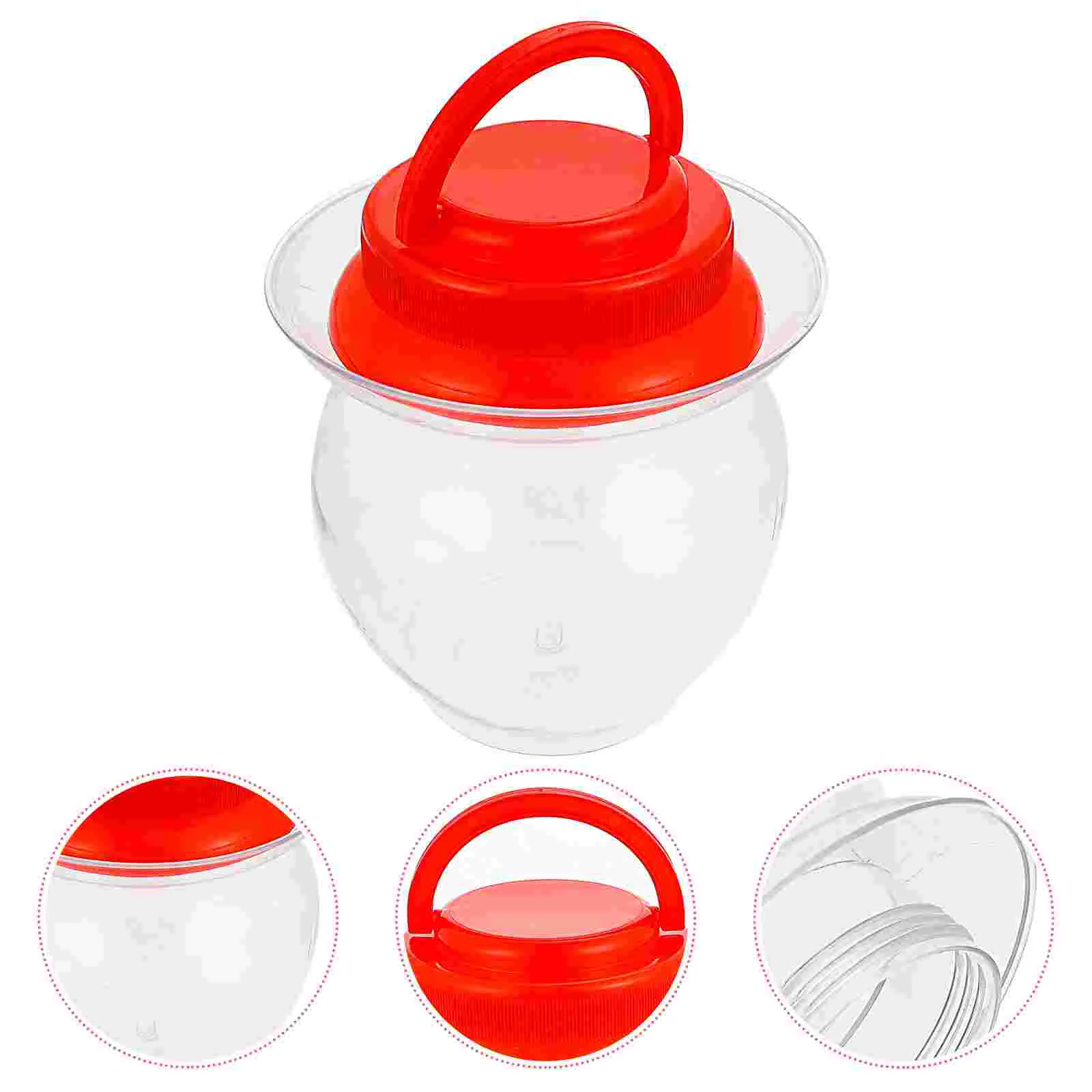 

2 Pcs Pickle Jar Household Food Terrarium Storage Can Chinese Airtight Ceramic Sealing Glass Plastic