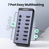 UGREEN USB C Hub 5Gbps 7 Ports USB3.0 Splitter with Individual OFF/ON Switch LED Indicator  for PC Laptop MacBook Pro/Air 2