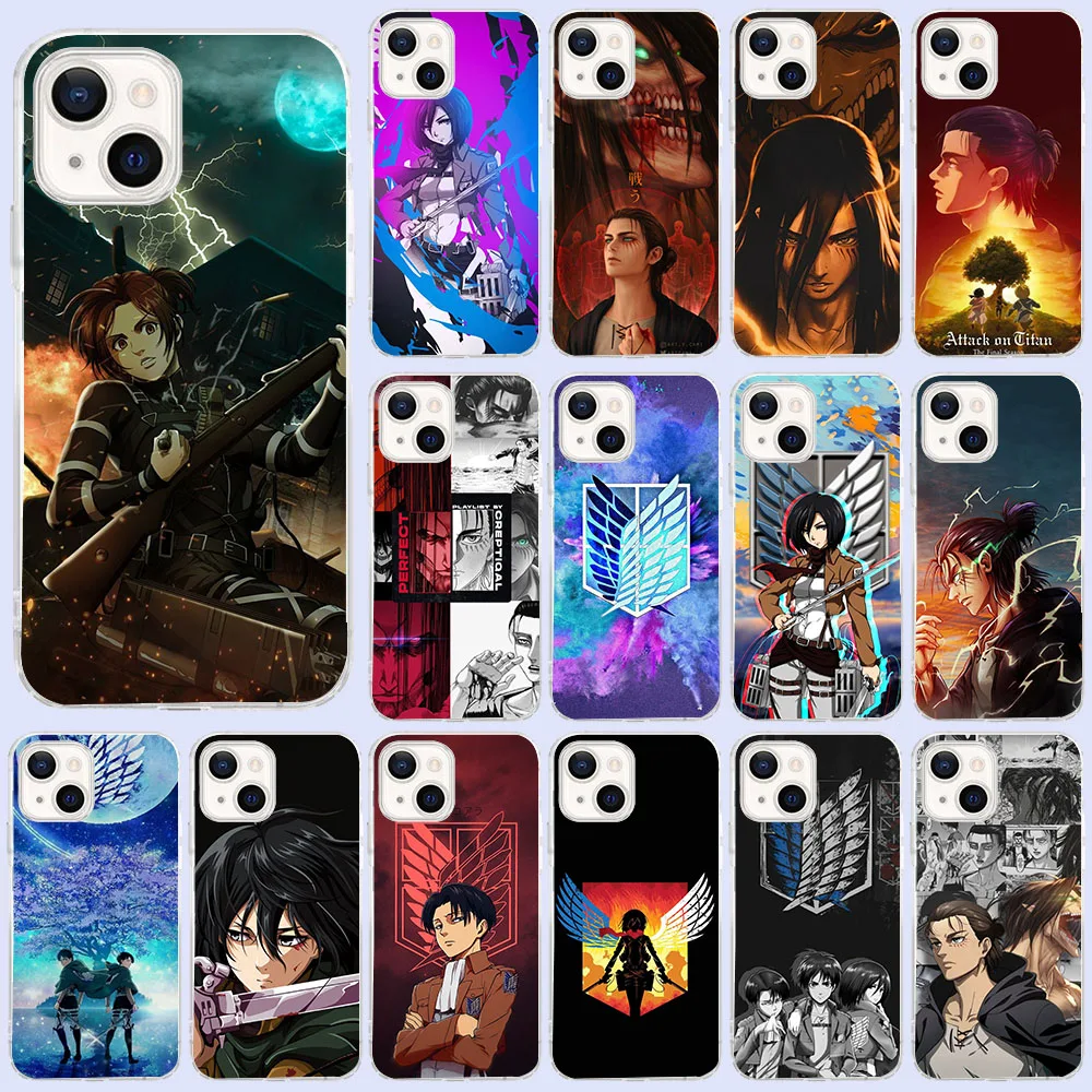 Kt-17 Attack On Titan Custodia In Silicone Per Realme C15 C17 C11 C12 C25 C30S C35 C55 9 10 Narzo 50 Pro Plus