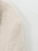 European and American style Autumn and Winter New Arrivals Women's versatile faux fur effect long-sleeved suit jacket 5