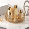 360 Degree Rotating Makeup Organizer Light Luxury Skincare Holder Rack Versatile Space-Saving for Dressing Table Washing Table 2