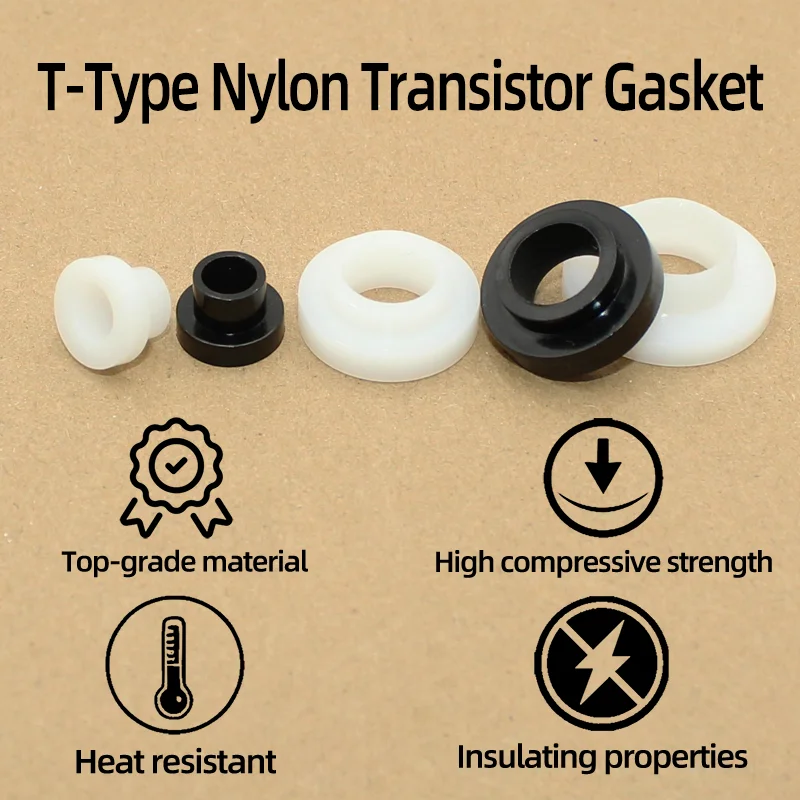 나사 나일론 트랜지스터 스페이서 절연 스레드 보호대, TW3, TW6, TW8, TW9, TW10-TW16 오목 볼록 절연 캡, 플라스틱 와셔