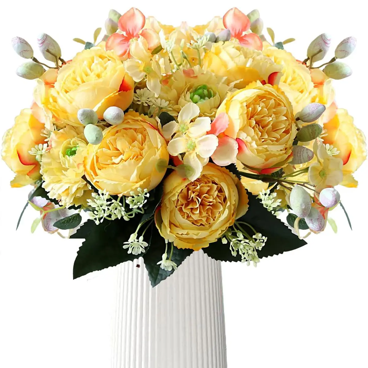 Elegant Venus Rose Bouquet - Silk Flower Arrangement for Home and Wedding Decor