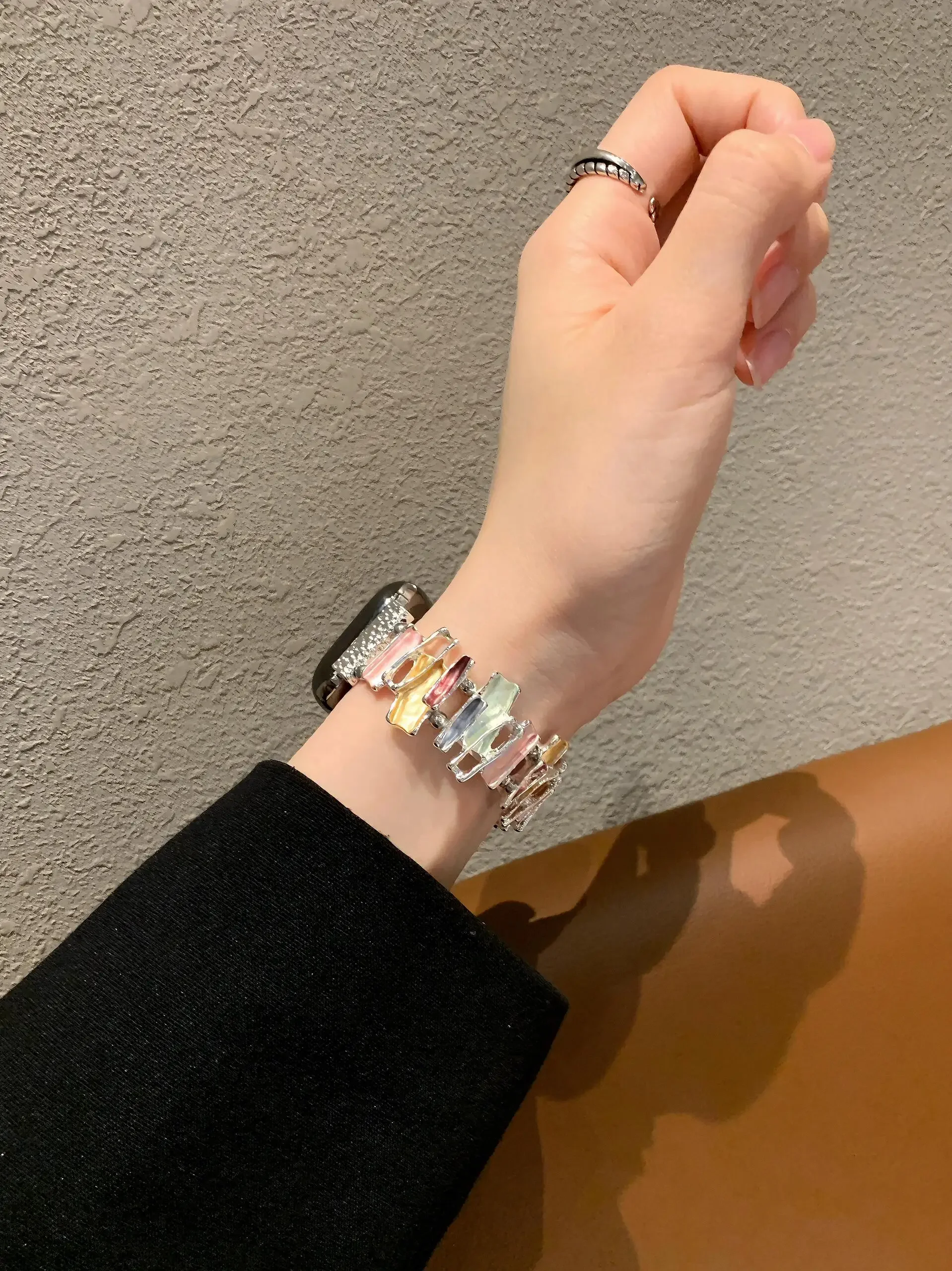 Elastic Force Bracelet for Smartwatch Strap