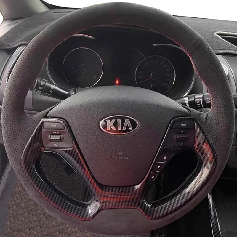 Car Steering Wheel Cover For Kia K3 K2 Rio Forte 5 Ceed Cee'd 2 Proceed GT Cerato 3 20122018