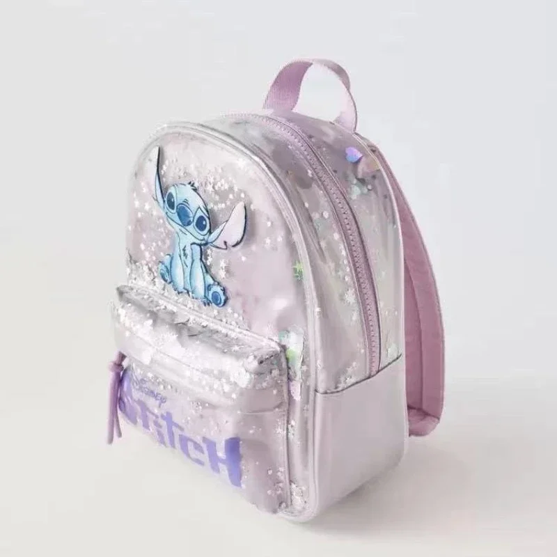 Новый рюкзак Disney с мультяшными блестками, сумка для детского сада и школы, Дамский подарок на день рождения