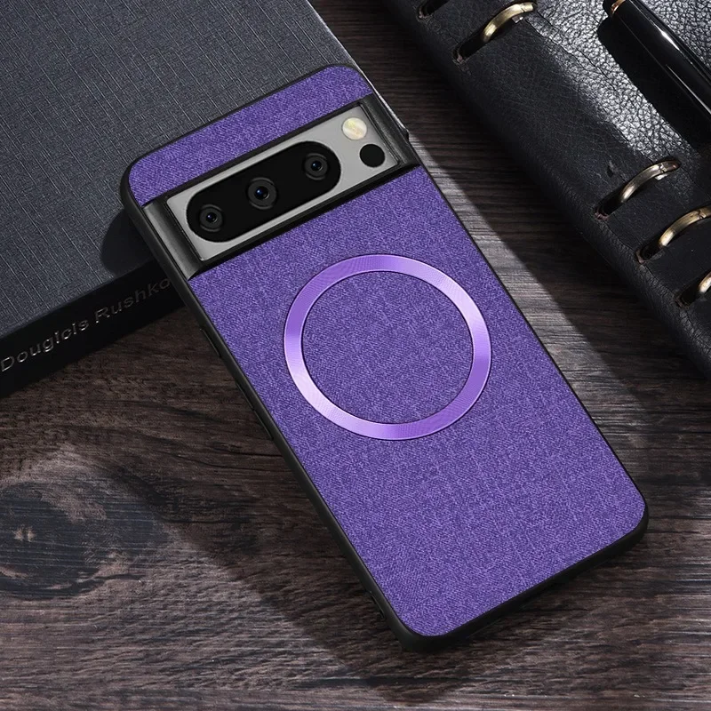 MagSafe Fabric Cloth Magnetic Wireless Charging Slim Case Cover