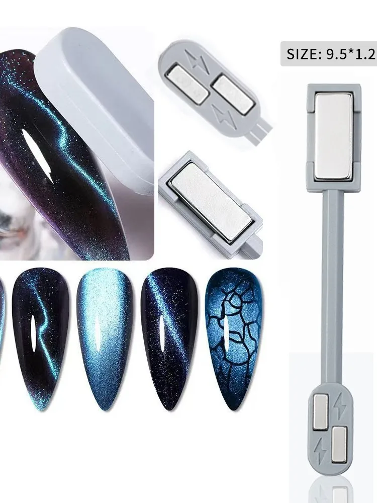 1Pcs New StrongCat Eye Magnet Stick Nail UV Gel Polish Varnish Nails Art Decoration French Multi-Function CatEye Painting Magnet