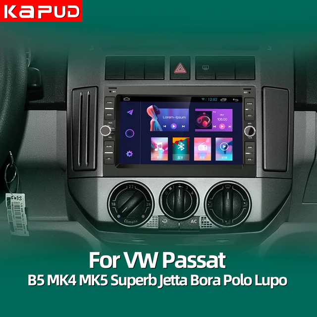 Kapud 7'' Car Radio Multimedia Player Adnroid 10 For Vw Passat B5