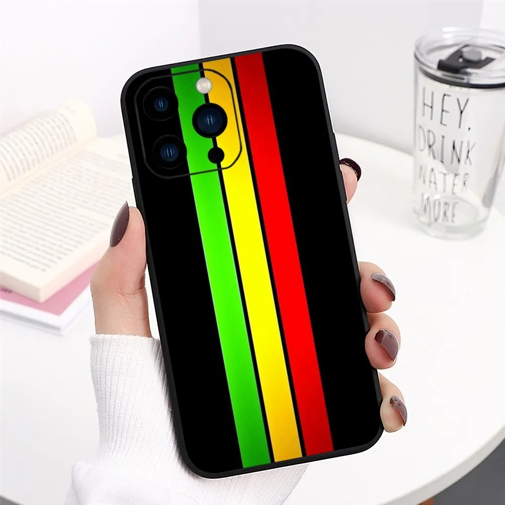 thumbnail image 1 of Funda de teléfono Bob Marley Rasta Lion para iPhone 13 14 15 11 12 Mini Pro Max Carcasa transparente, 1 of 5