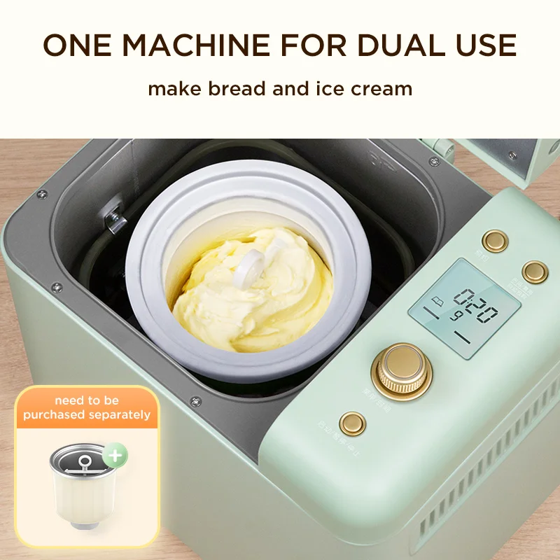 Petrus Automatic Bread Maker Machine,Customizable Settings,Ice Cream IMIX,Auto Fruit Nuts Dispenser,2 Loaf Size PE8899 2