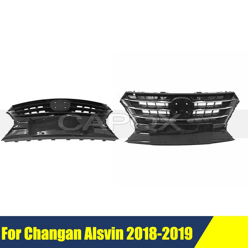 창안 알스빈 2018-2019용 프론트 라디에이터 크롬 그릴 범퍼 그릴 마스크 미디엄 네트 레이싱 그릴 자동차 그릴