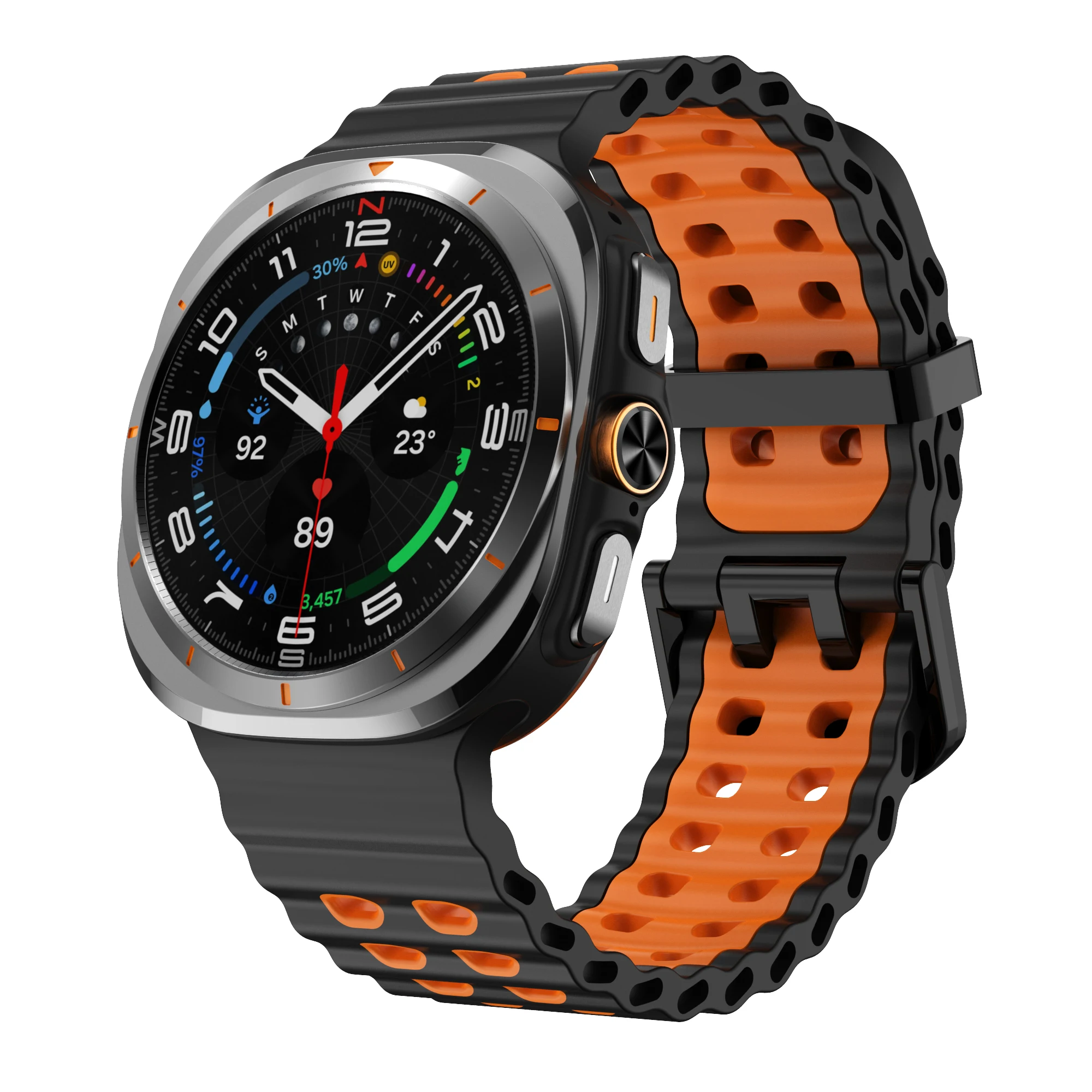 Silicone Breathable Marine Strap Wristband Bracelet