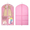Breathable Non-woven Dance Costume Bags Waterproof Dustproof PVC Garment Bag Hanging Clothes Dance Competitions With Zip Pockets 6