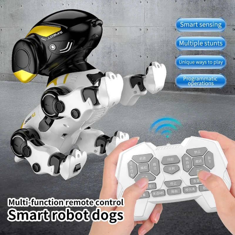 Interactive Robot Dog Toy with Voice and Dancing