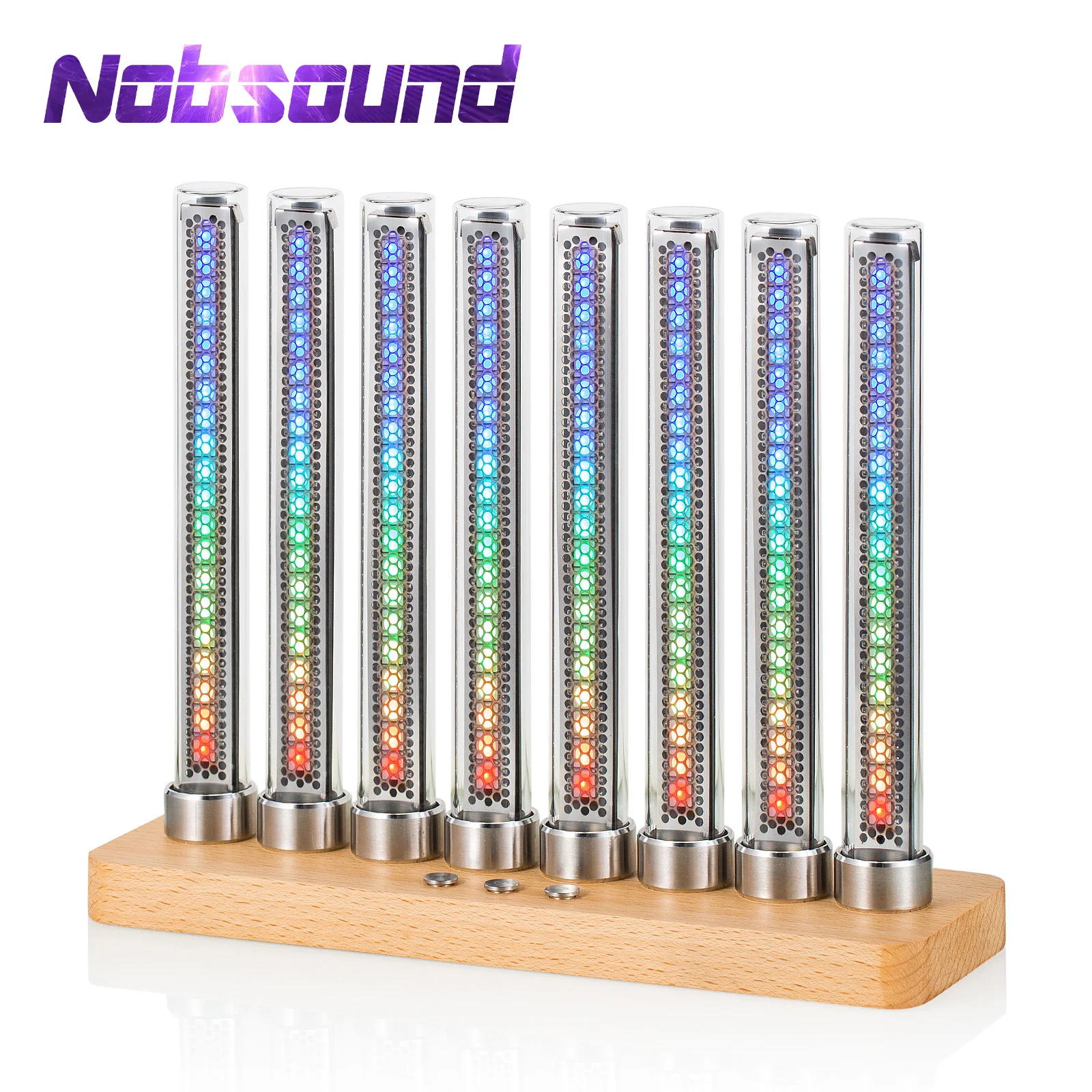 

Nobsound музыкальный спектр, ритм, световой индикатор уровня, домашний рабочий стол, аудиоинтерфейс, RGB светодиодный микрофон, анализатор спектра музыки