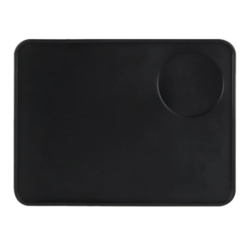 Hot Yo-Coffee Pressed Powder Pad,Espresso Latte Art Pen Tamper Holder Pad,Coffee Grind Soft Silicone Mat,Coffeeware