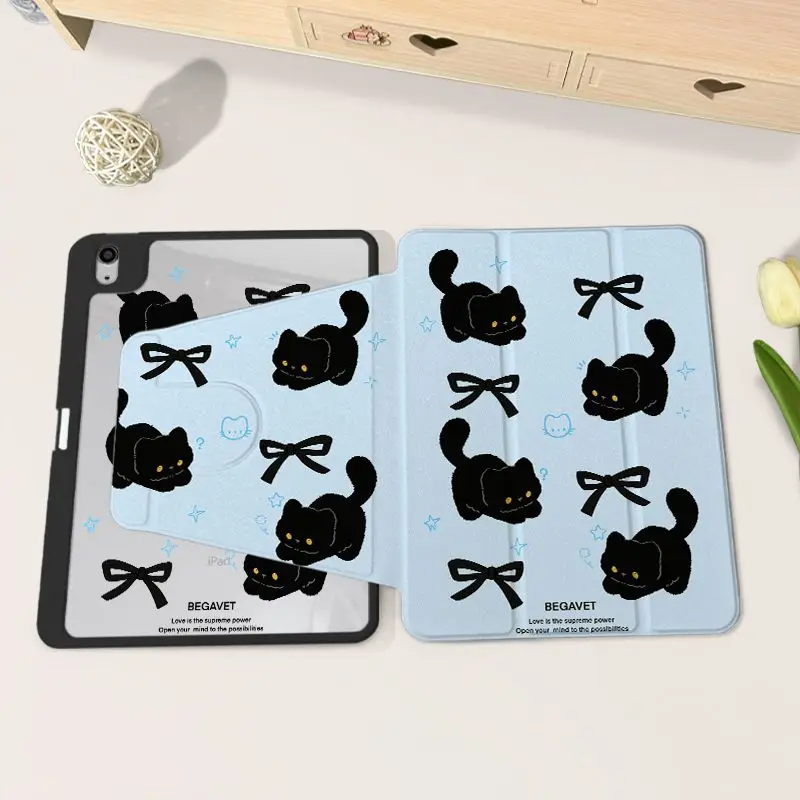 360° Rotating Tablet Stand Cover - Cute and Versatile Design