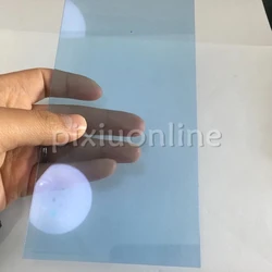 Vibrant Multicolor Acrylic Sheets - 10x20cm, 2.3mm Thickness, Transparent and Opaque Perspex for Creative DIY Projects (TransparentLightBlue)