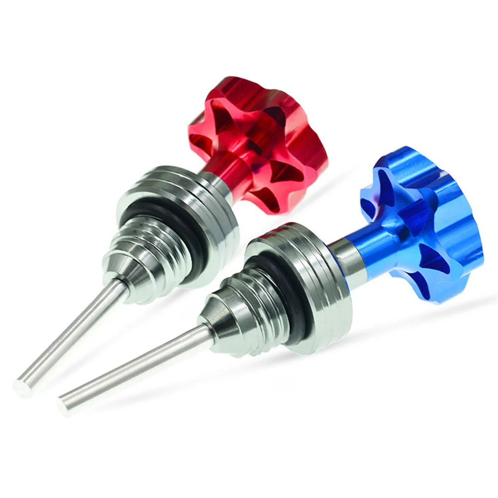 Tapón de varilla de nivel de aceite para Scooter, motocicleta, motor, cárter, indicador de nivel de aceite, universal, tapa de relleno, 1 ud.