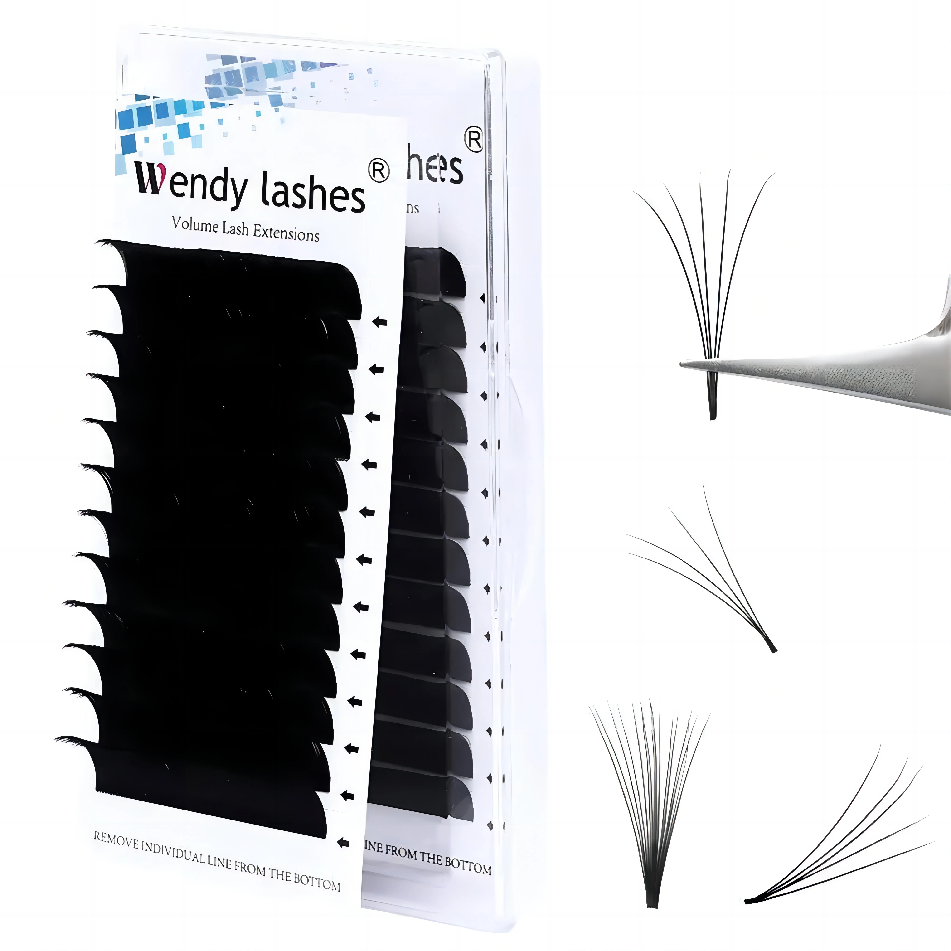 

Wendy Easy Fan Eyelashes C/D Curl Individual Eyelash Extension Mink Eyelashes Natural Soft Faux Lash Volume Eyelash