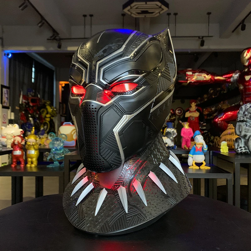 1948 In Stock】Killerbody 1/1 Indossabile Black Panther Helmet Touch Eye Lamp Kb20095 Base Luminosa Cosplay Mask Ornament Wakanda Foreve