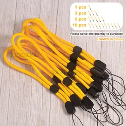 Versatile Red Adjustable Wrist Lanyard for Electronics and Accessories (Yellow)