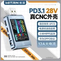 WITRN USB tester U3 voltage and current meter PD3.1 decoy 28V fusion fast charging UFS aging EPR 1