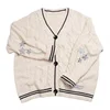 Lover Cardigan with Star Embroidery Pink Heart Cosy Soft Knit TS Cardigan Tay Sweater Jacket Vintage Fall Winter 1989 4