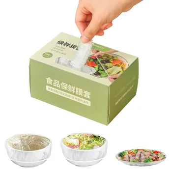 Couvercles de bols élastiques, enveloppes extensibles réutilisables pour le stockage des aliments frais, ajustement universel pour assiettes, bols, conteneurs, accessoires de cuisine 1
