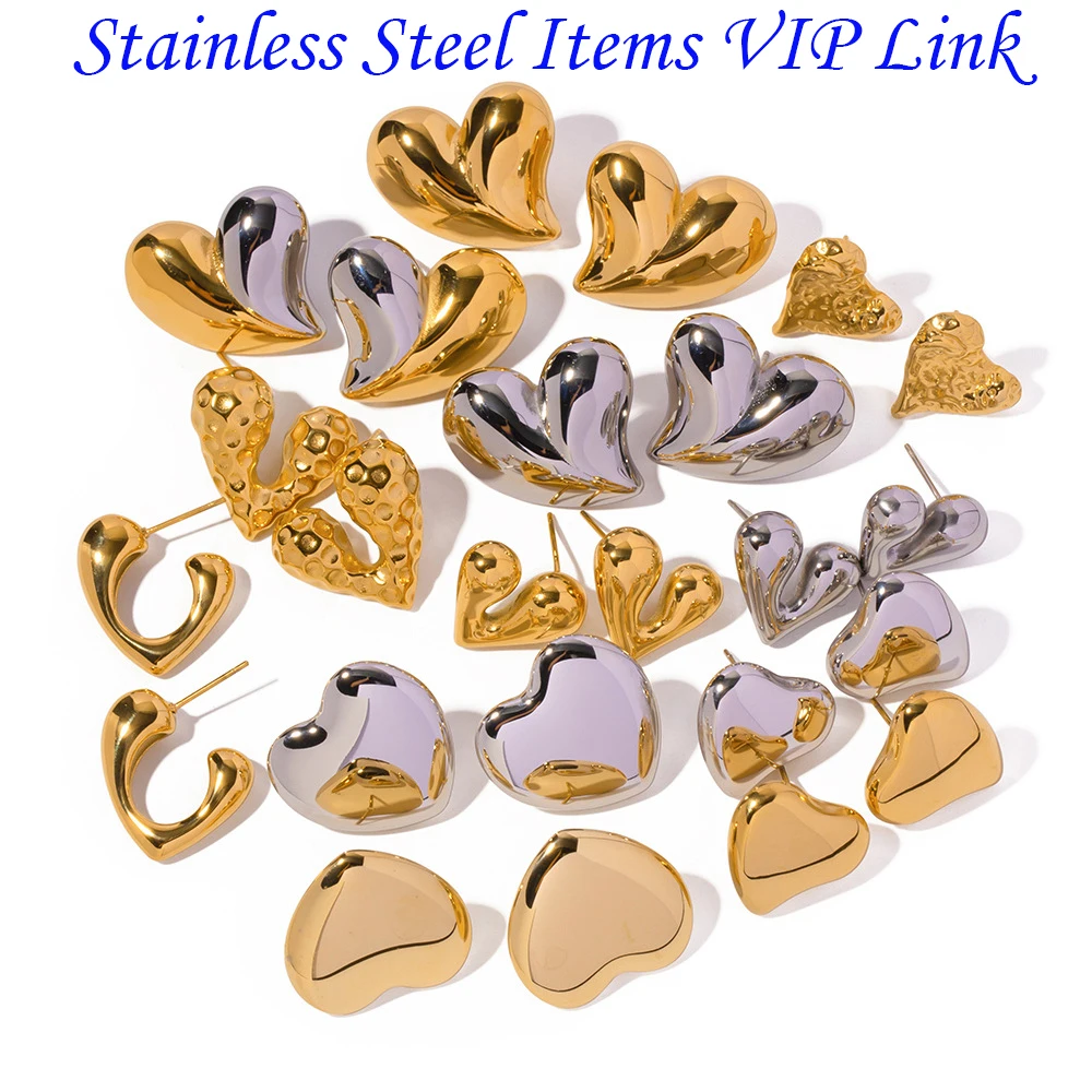 

VIP Link For Stainless Steel Earrings ! Plz Don't Place The Order Without Confirming With Customer Service