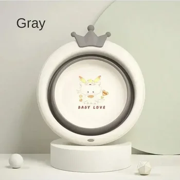 MOOZ 아기 세면대, 대야 신생아, 어린이, 엉덩이 세척 발, 가정용 소형 대야, 접을 수 있는 대야, 발 담그는 CXH036