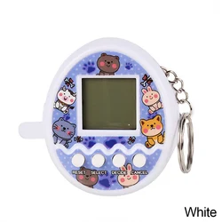 Interactive Virtual Pet Game - 168 - in - 1 Handheld Electronic Toy (White)