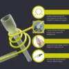 Non-Slip Handle Jump Rope Smooth & Lightweight Fitness 2