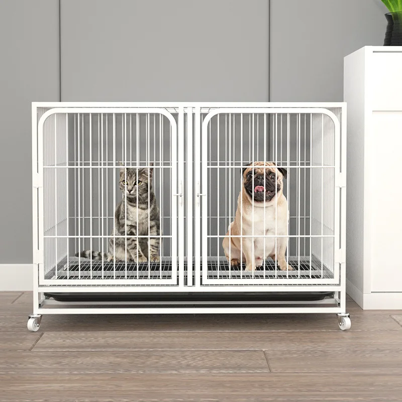 

New 3-storey 6-door multiple sizes breeding square-tube steel wire Large cat dog pet cages animal cage