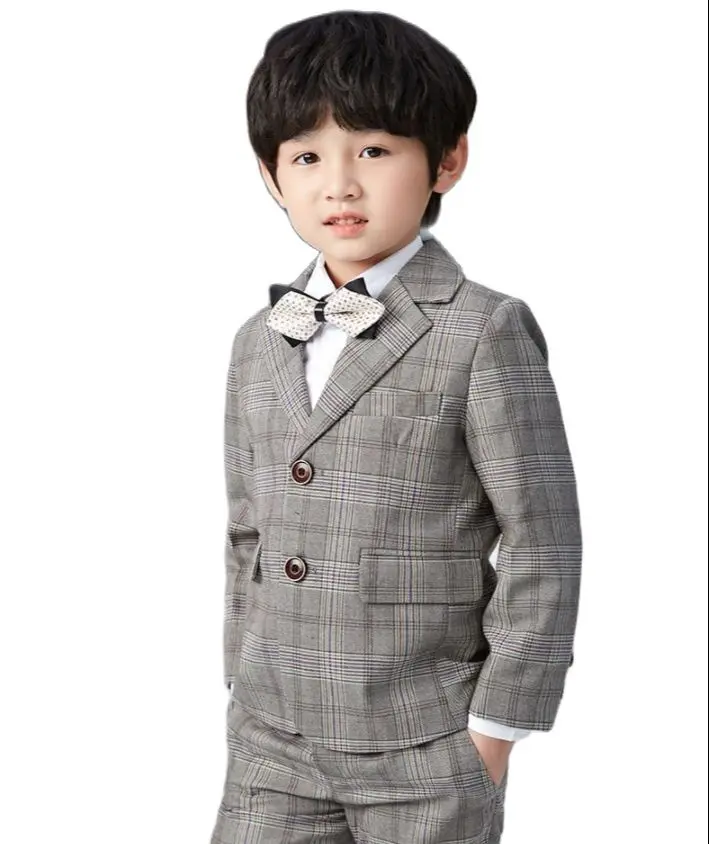 

Boys Formal Jacket Vest Pants 3PCS Wedding Suit Gentleman Kids Birthday Performance Dress Children Enfant Garcon Mariage Costume