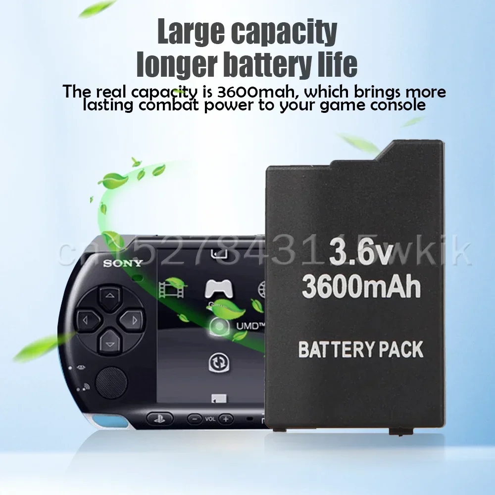 Rechargeable Lithium Batteries 3.6V 3600mAh Battery Pack For Sony PSP 2000 3000 PlayStation Portable Console