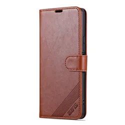 Premium PU Leather Wallet Phone Case - Soft TPU Flip Cover and Card Holder for For Honor 400 5G (Dark Brown)