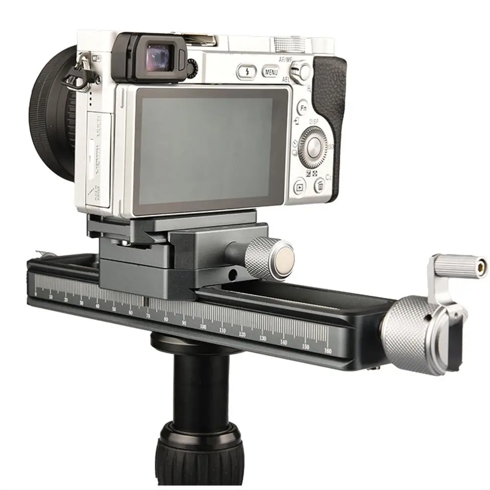 

Vm-18 Macro Focusing Rail With Screw Knob Clamp Aluminum Alloy Lens Focus Tuning Base Compatible For Arca Type